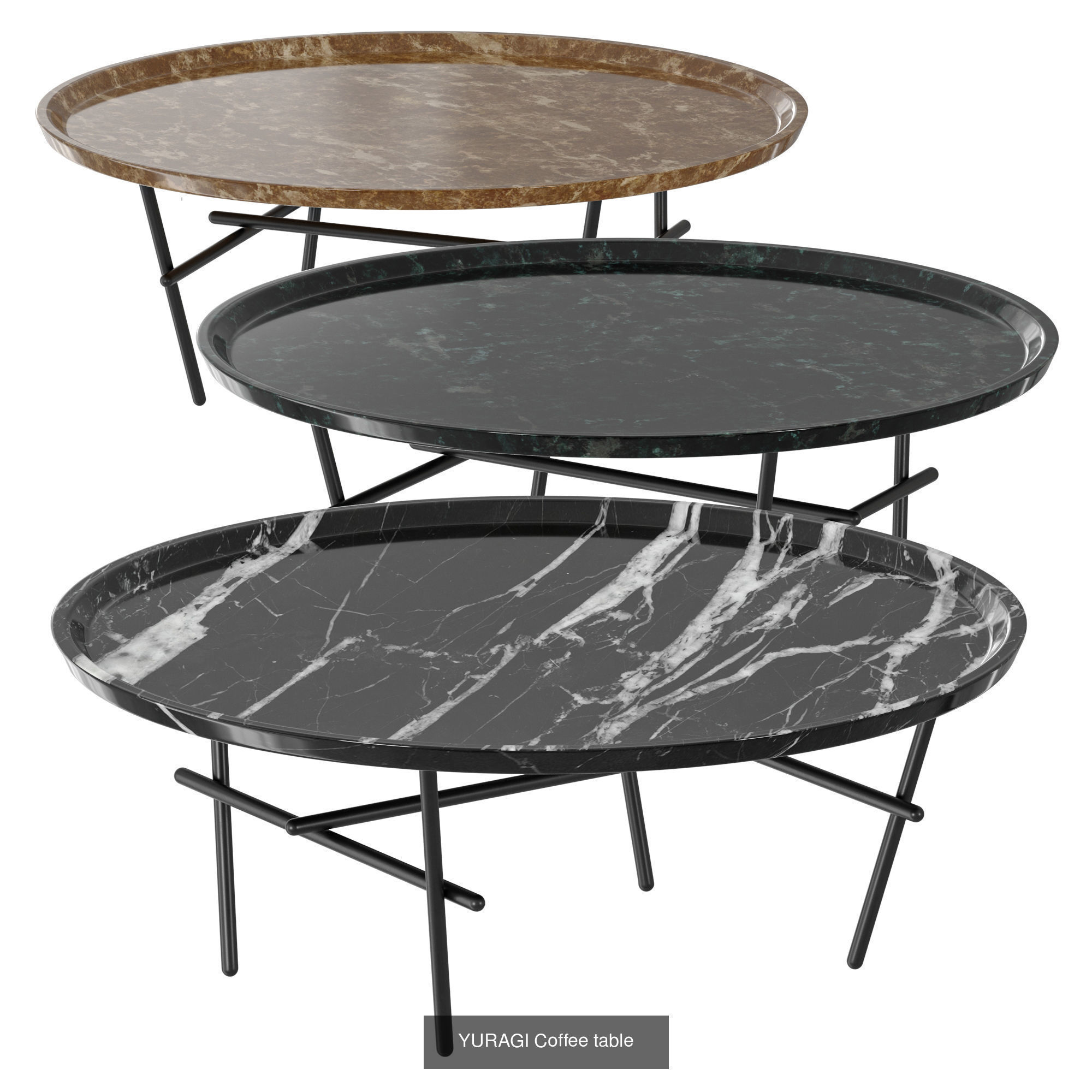 MODERN TABLES 10 3D Model Collection_10