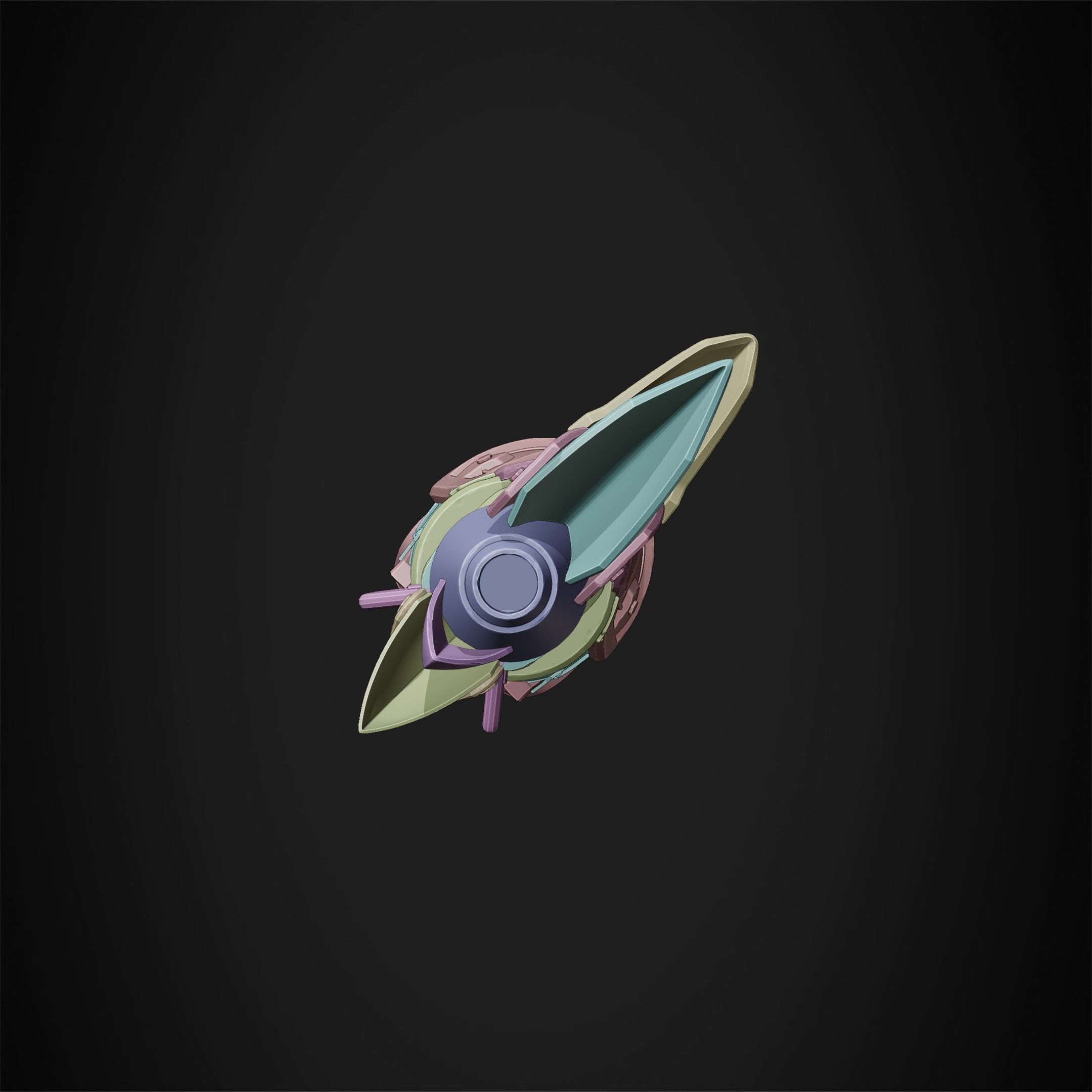 Arcane Jinx Fishbones Rocket Launcher Weapon For Cosplay 3D print model_20