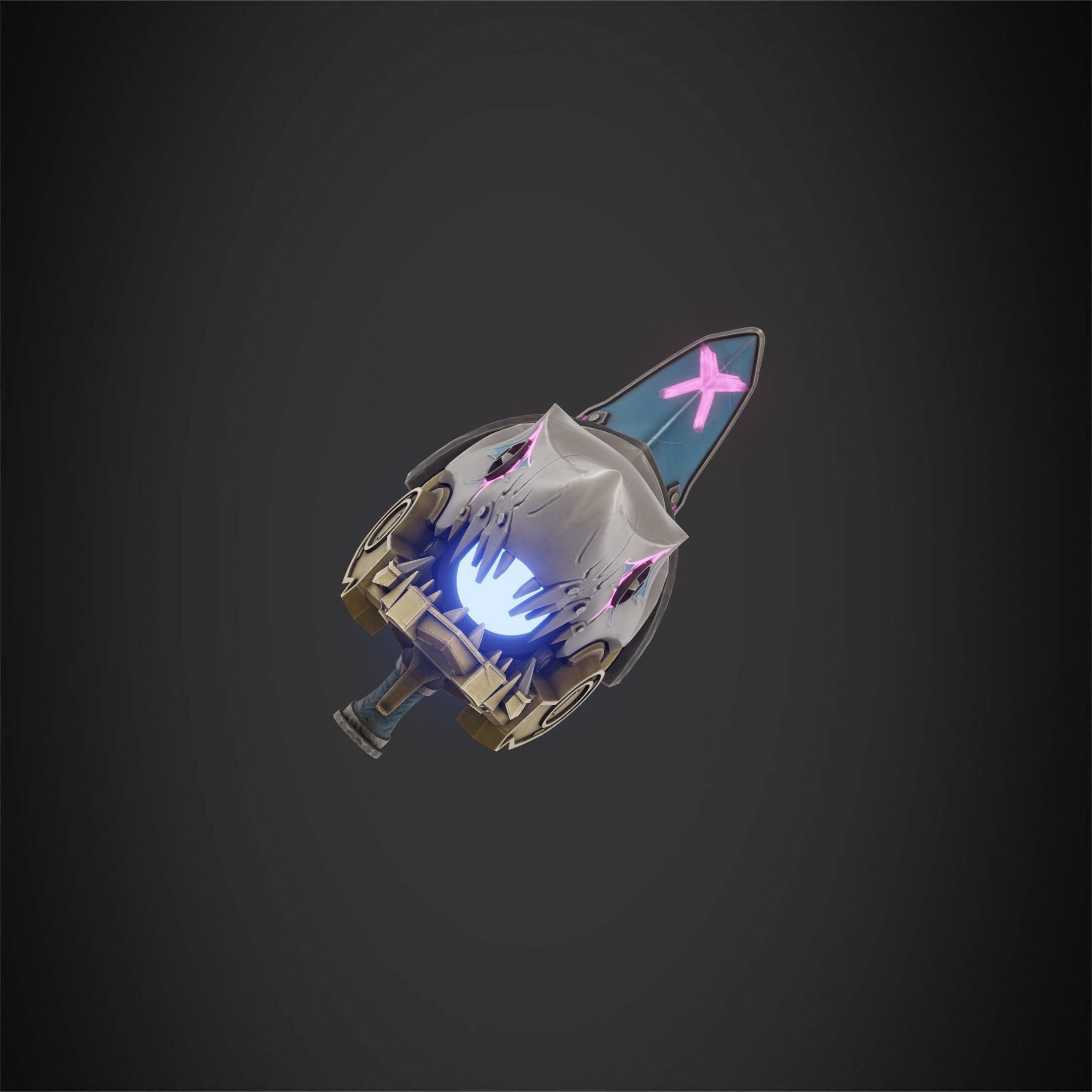 Arcane Jinx Fishbones Rocket Launcher Weapon For Cosplay 3D print model_9