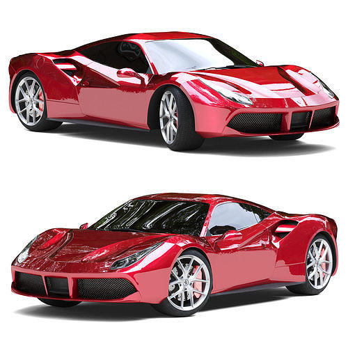 Ferrari 488 GTB 3D model