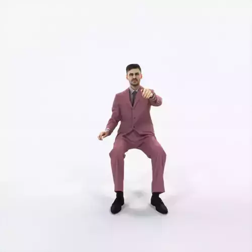 Posture 20F Driver Driving Sitting Elegant BusinessMan