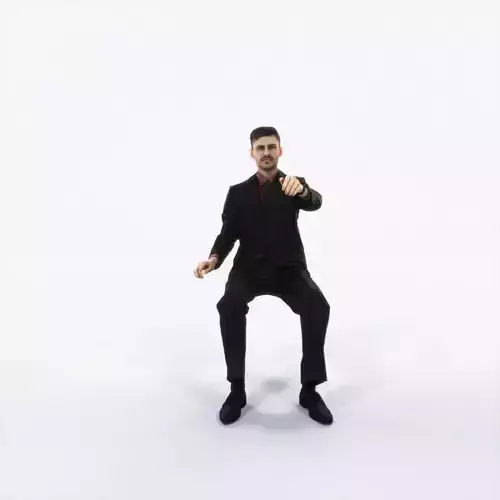 Posture 20C Driver Driving Sitting Elegant Business Man