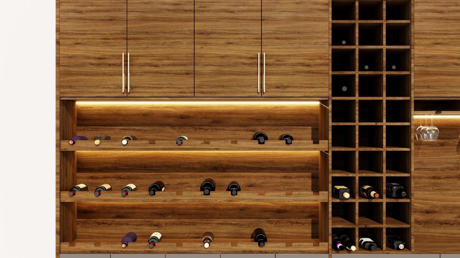 Wine Cabinet Design 3 3D model_2