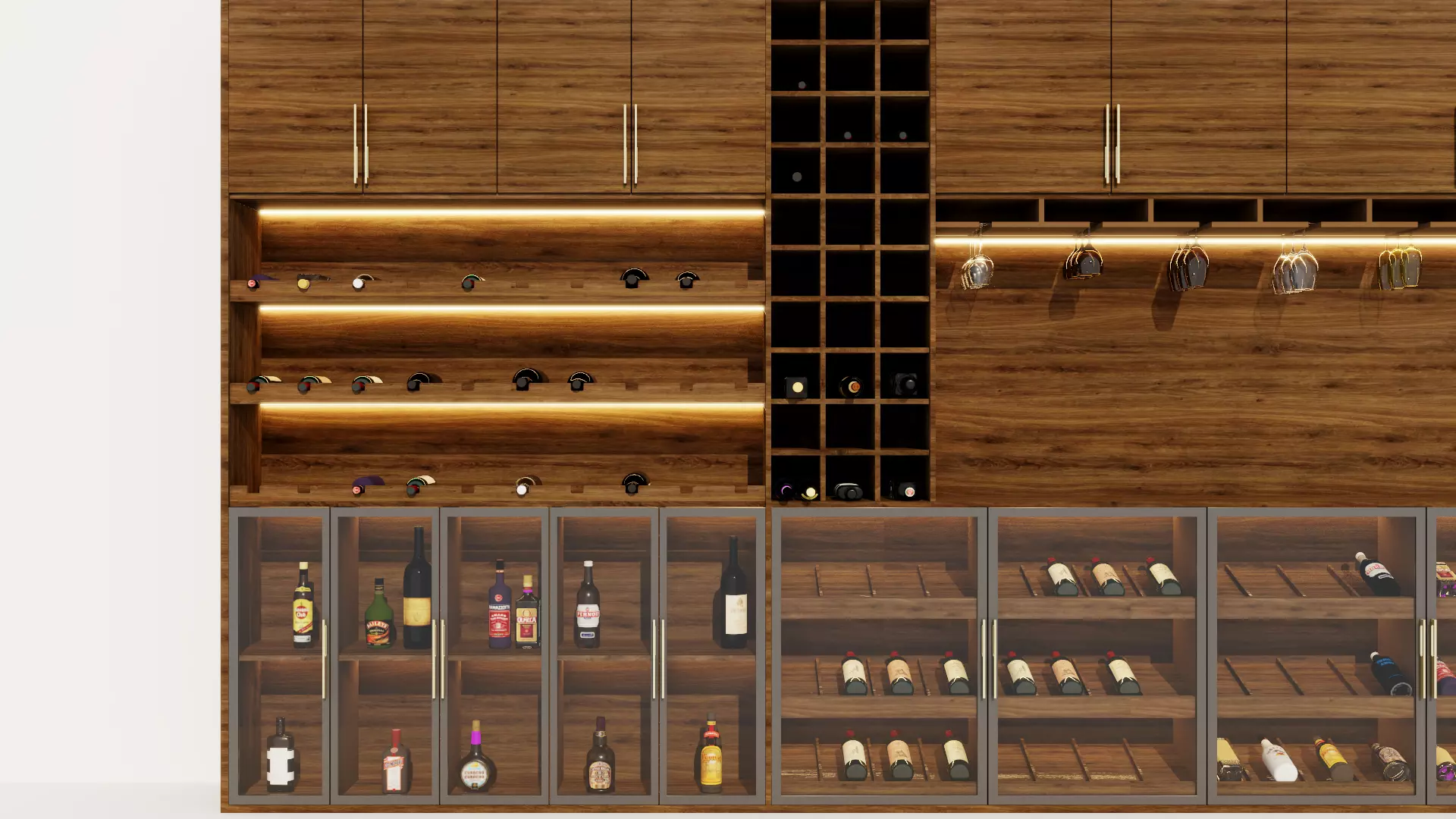 Wine Cabinet Design 3 3D model_0