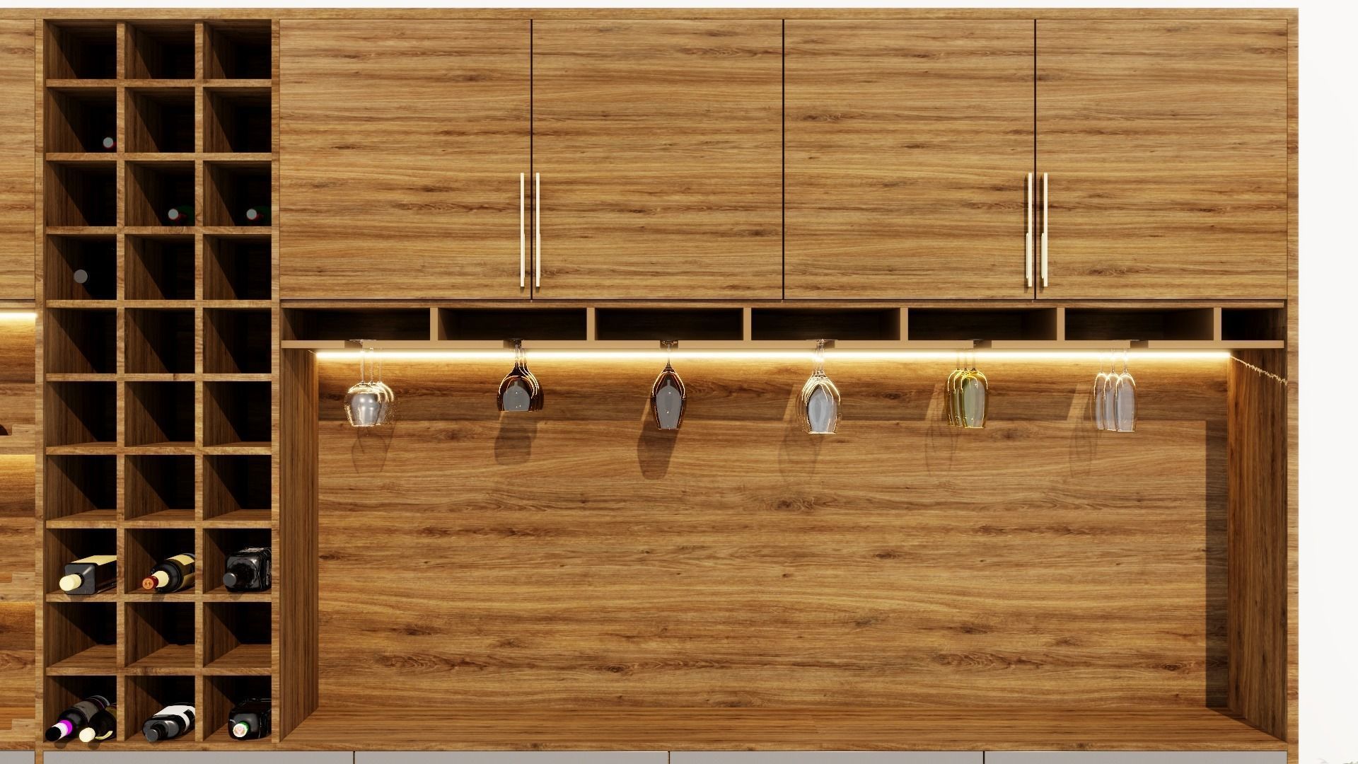Wine Cabinet Design 3 3D model_5