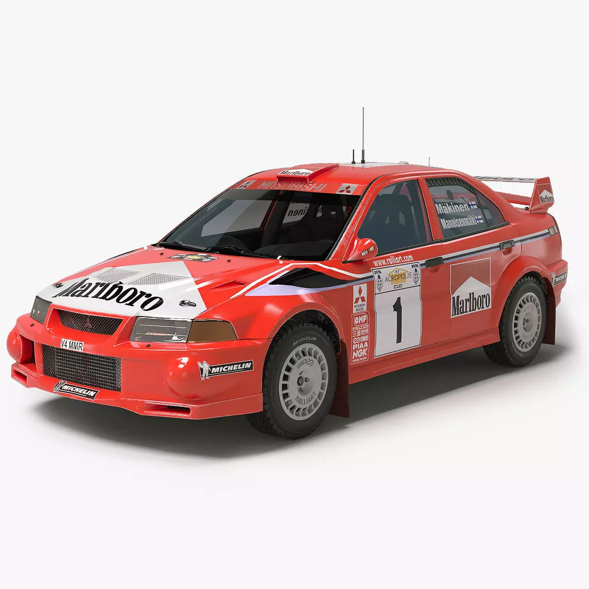 Mitsubishi Lancer Evo VI WRC 2000 3D model_0