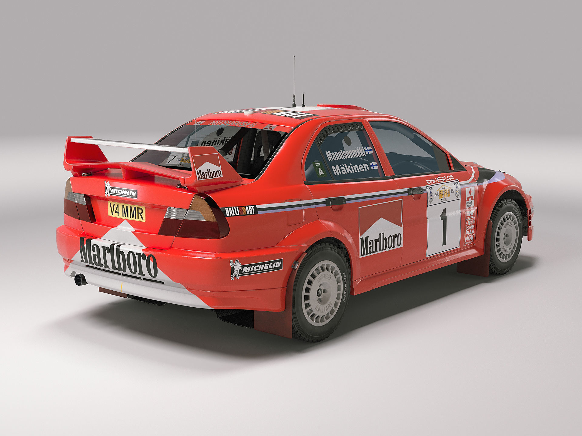 Mitsubishi Lancer Evo VI WRC 2000 3D model_1