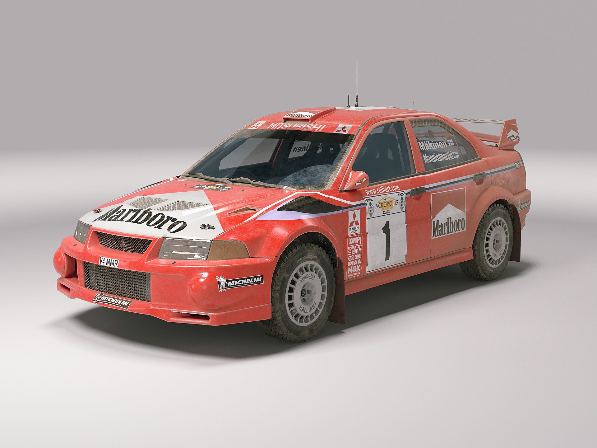Mitsubishi Lancer Evo VI WRC 2000 3D model_7