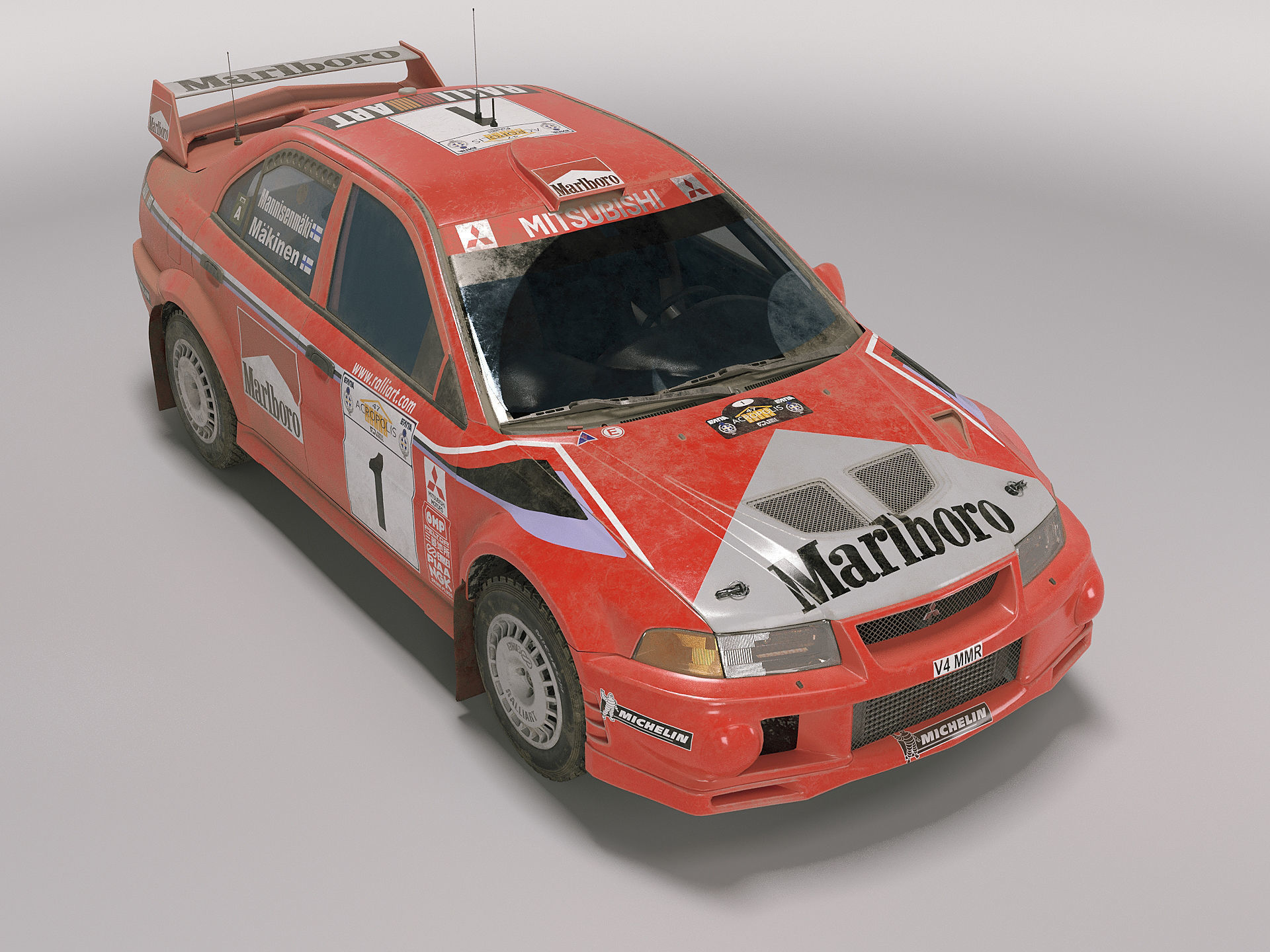 Mitsubishi Lancer Evo VI WRC 2000 3D model_10