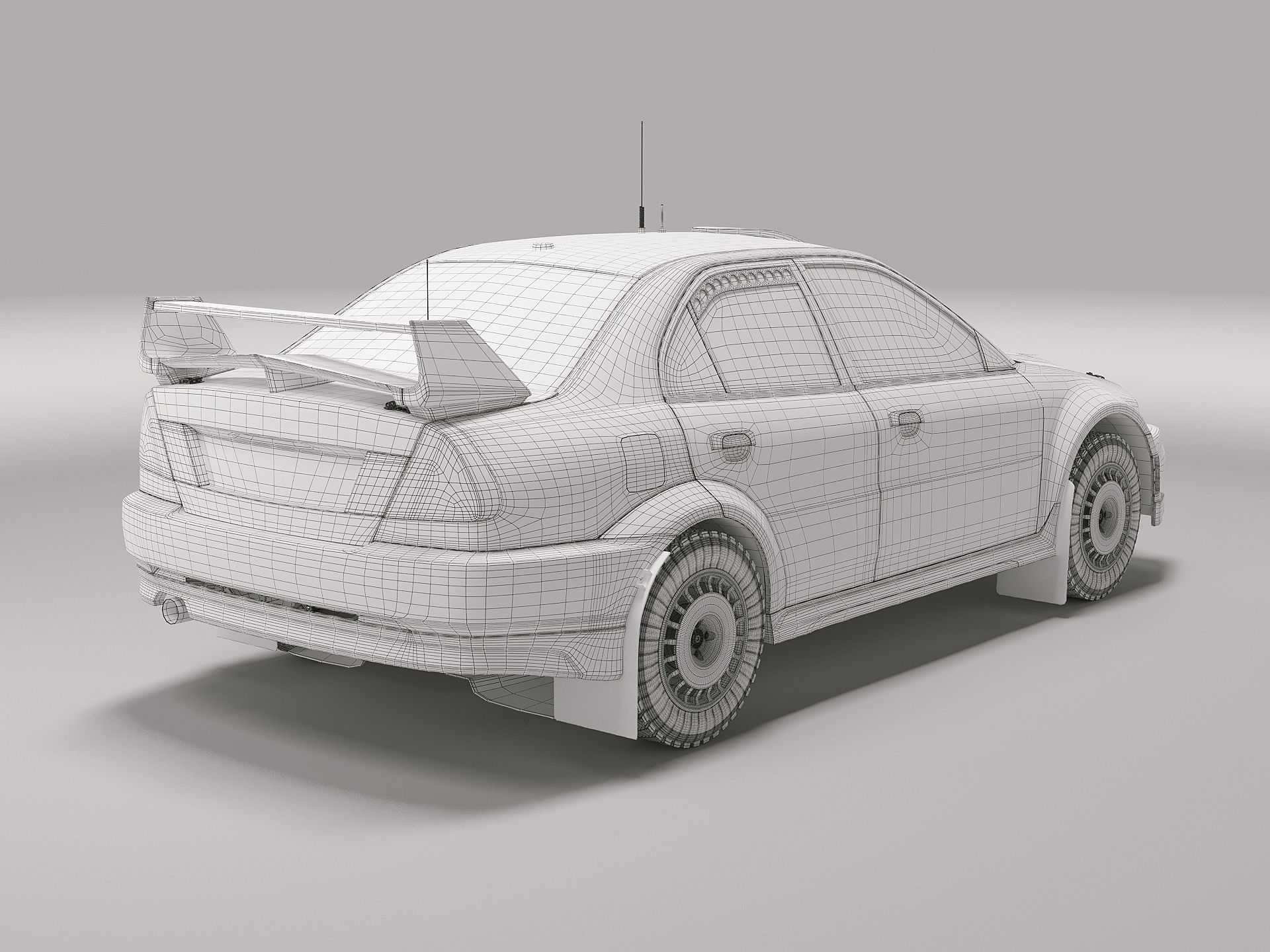Mitsubishi Lancer Evo VI WRC 2000 3D model_15