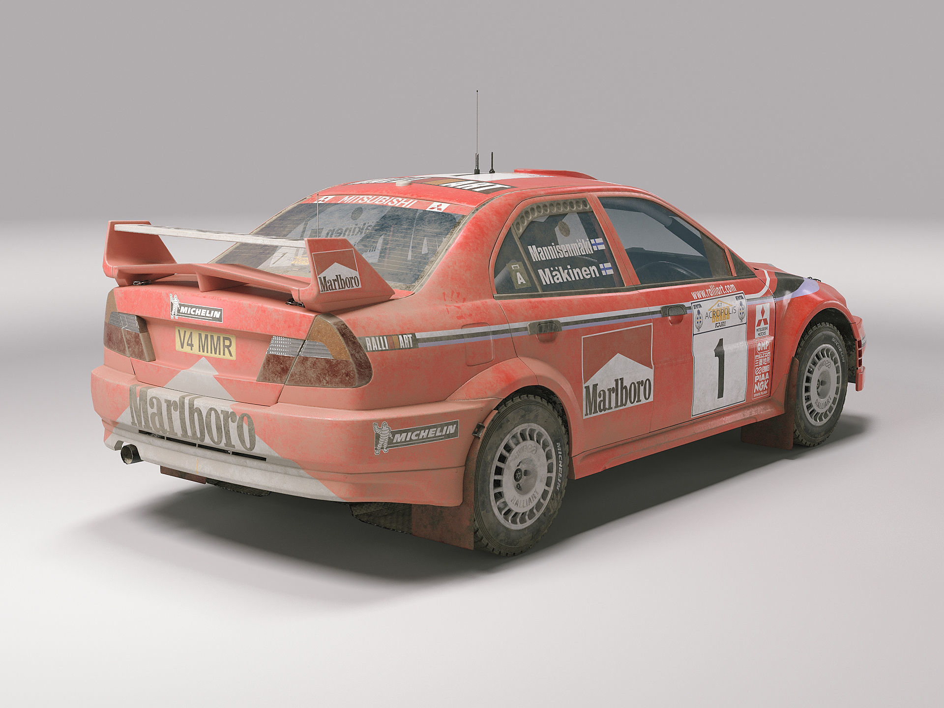 Mitsubishi Lancer Evo VI WRC 2000 3D model_8