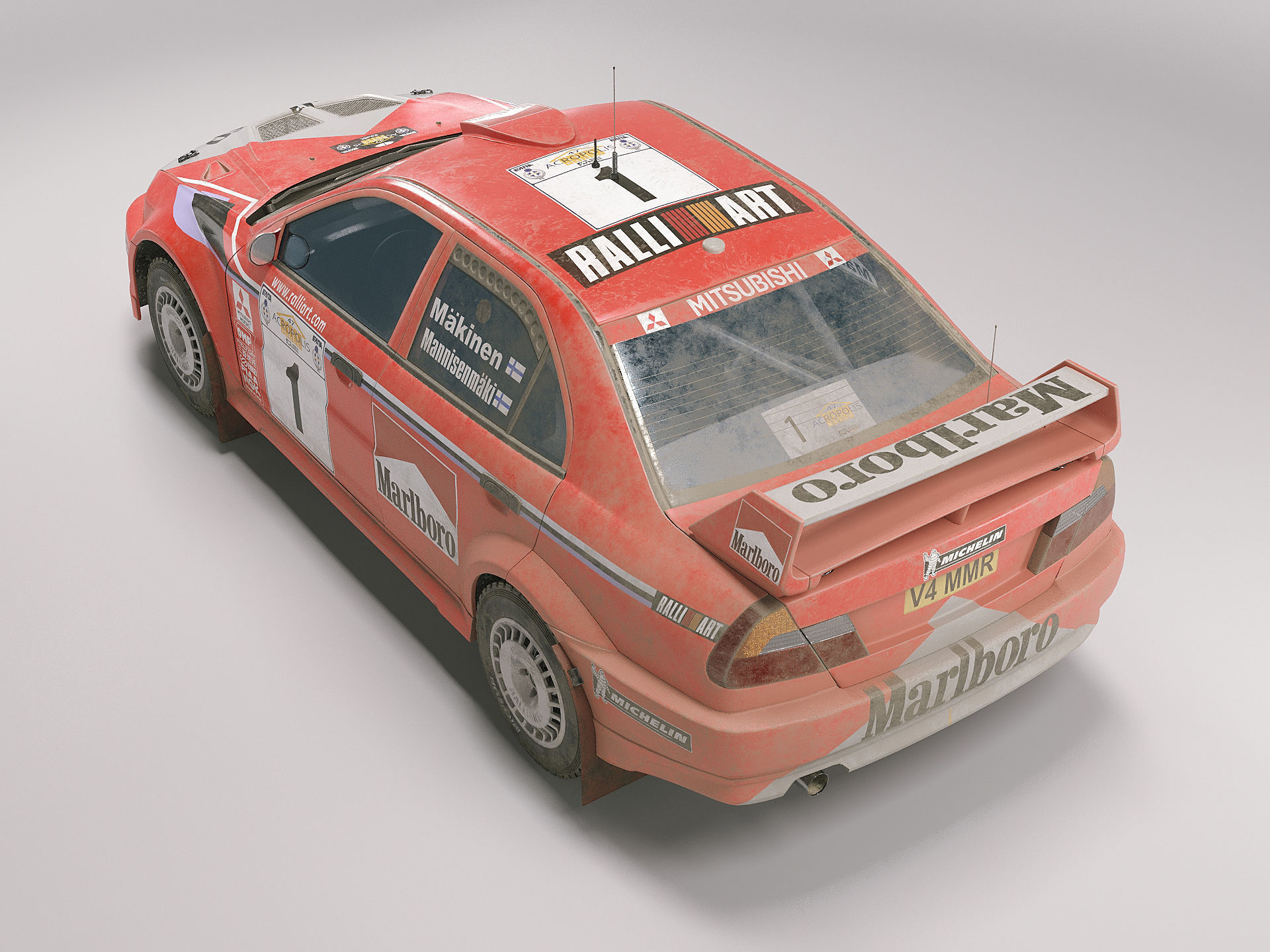 Mitsubishi Lancer Evo VI WRC 2000 3D model_9