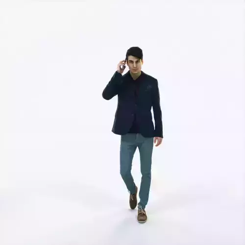 Prime 03G Cell Phone walking Casual Man