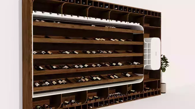 Wine Cabinet Design 4 3D model