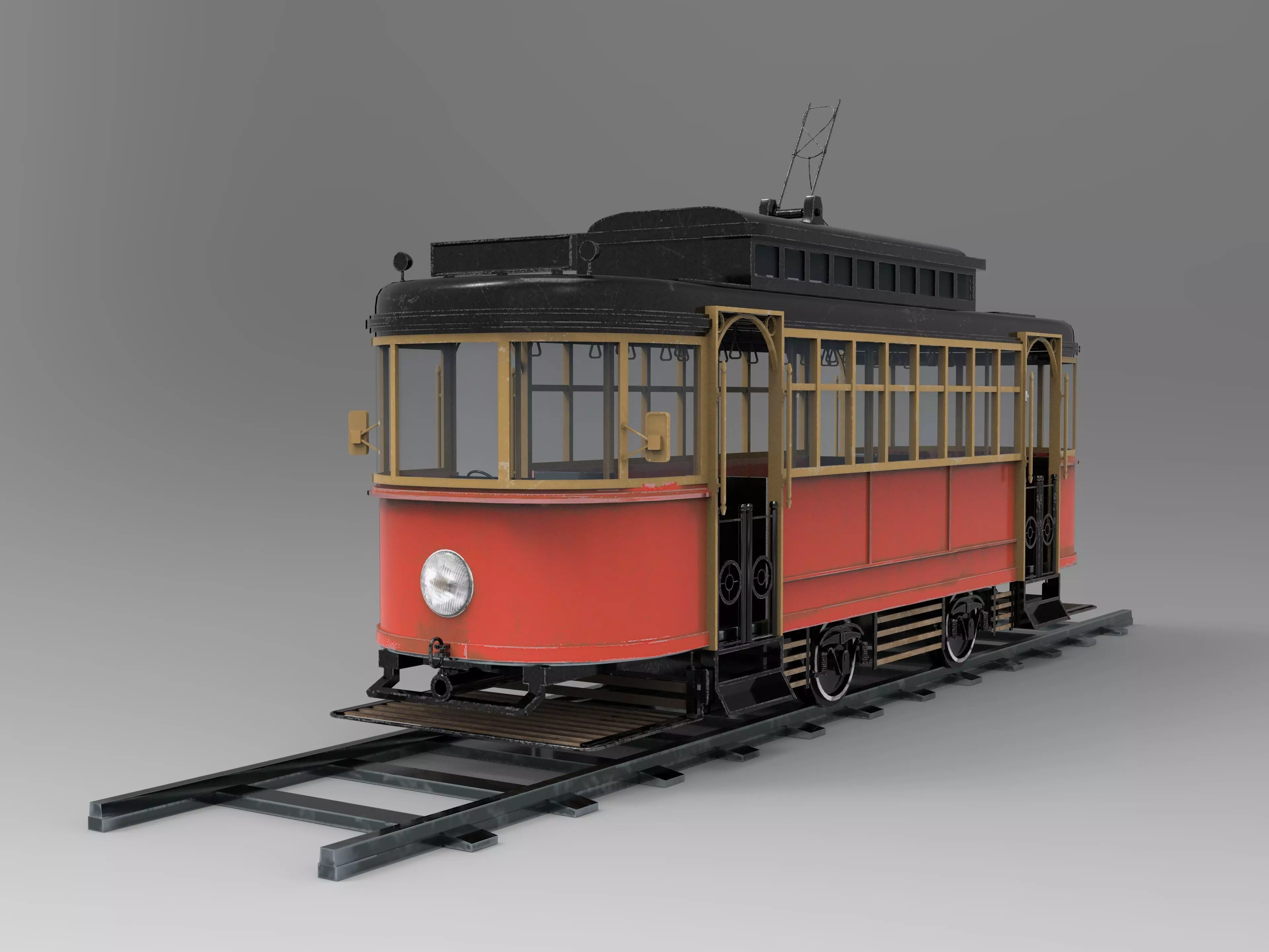 Cable car  3D model_0