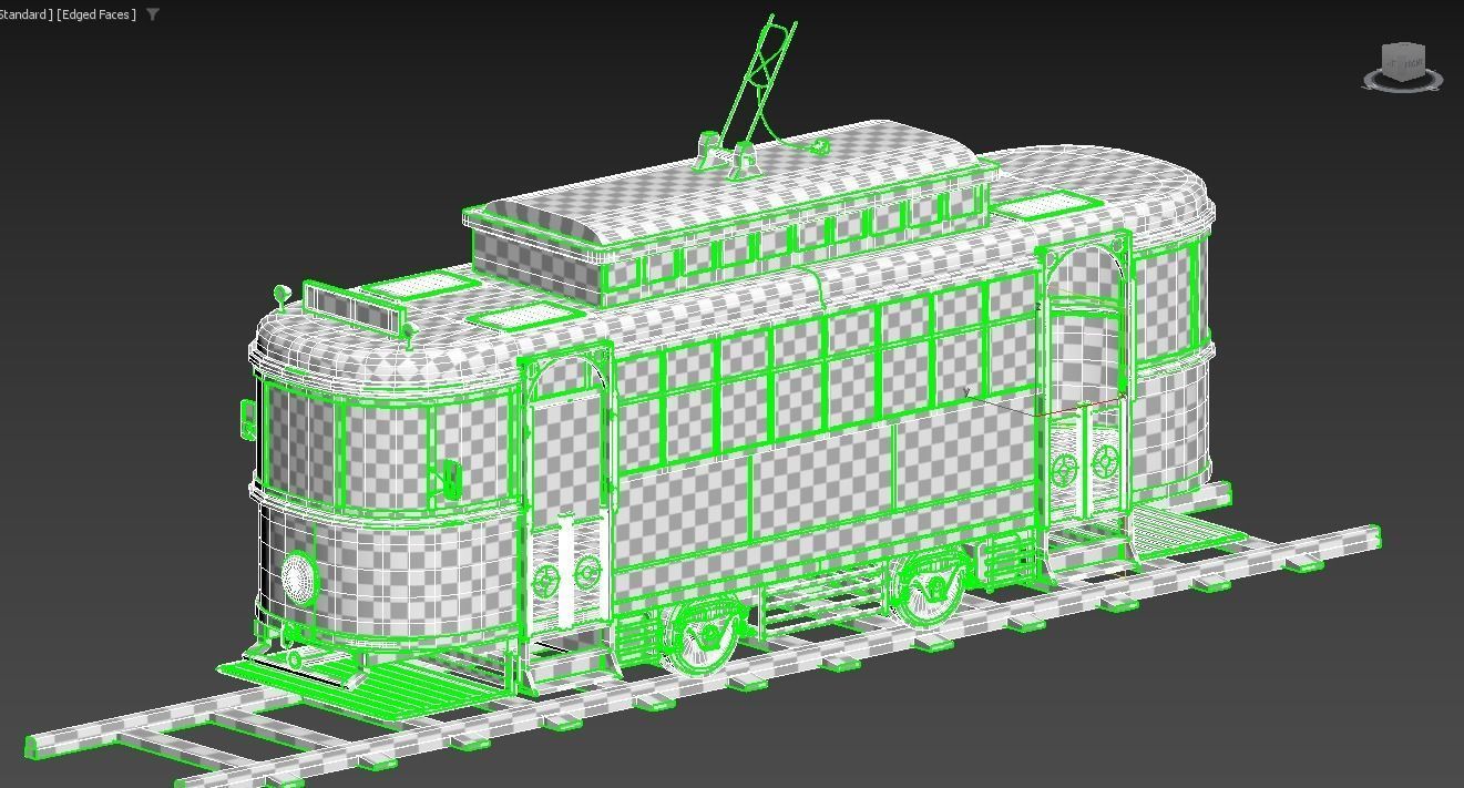 Cable car  3D model_7