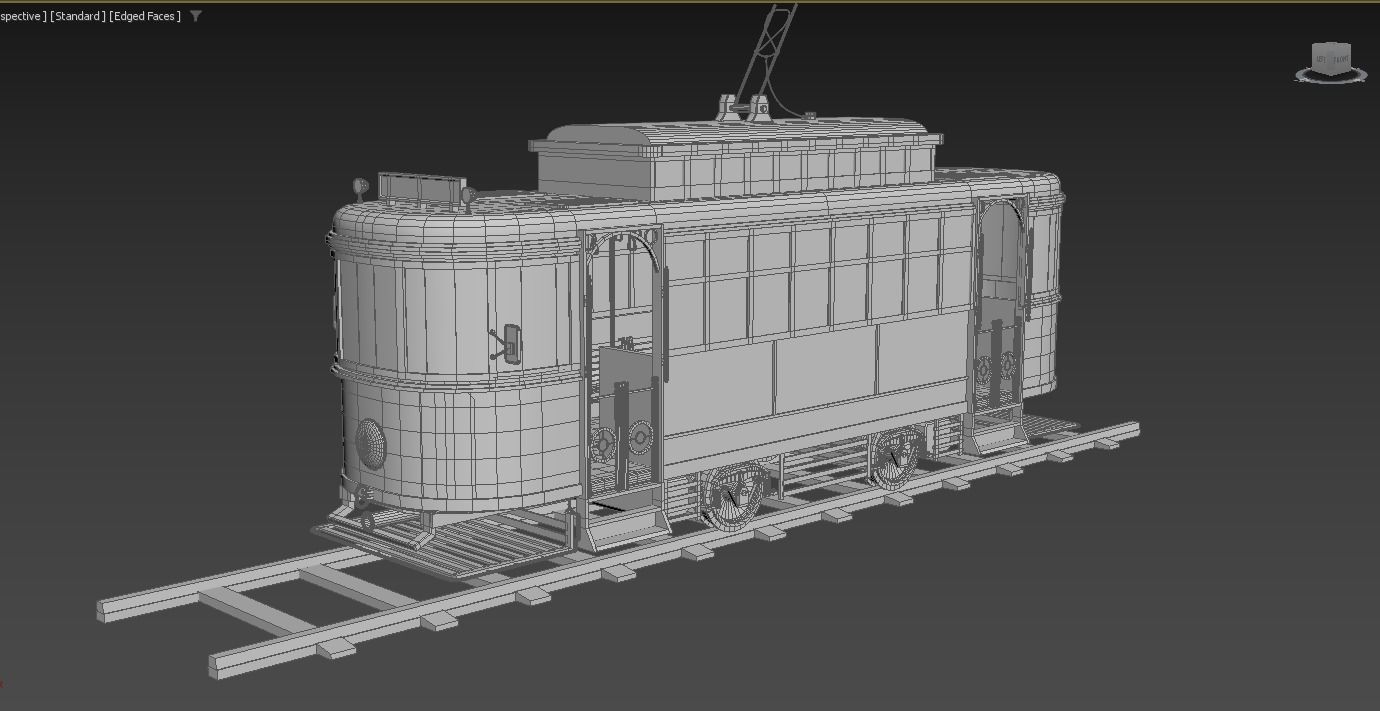 Cable car  3D model_9