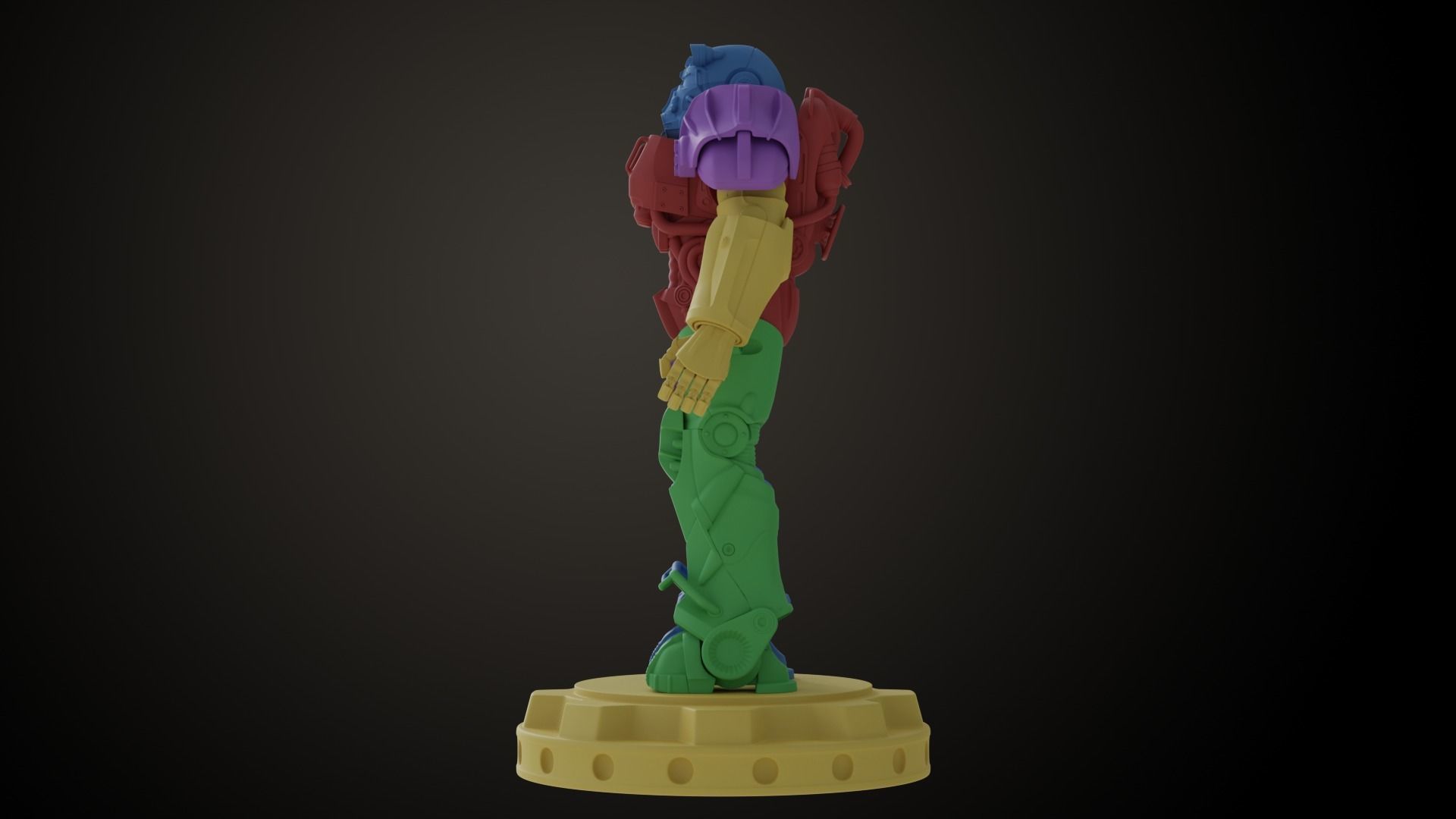 Fallout T60 Power Armour 3D print model_20