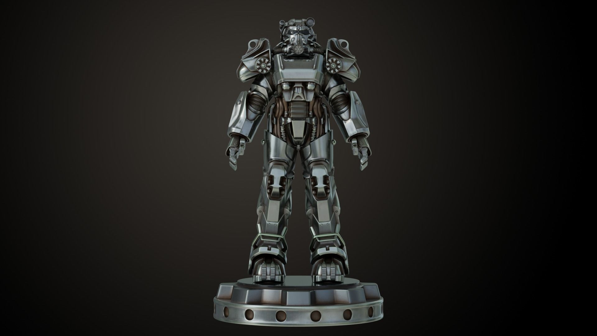 Fallout T60 Power Armour 3D print model_5