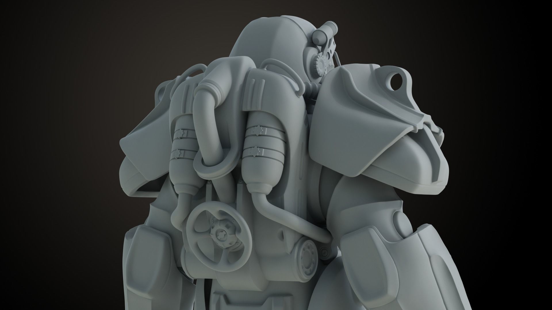 Fallout T60 Power Armour 3D print model_8