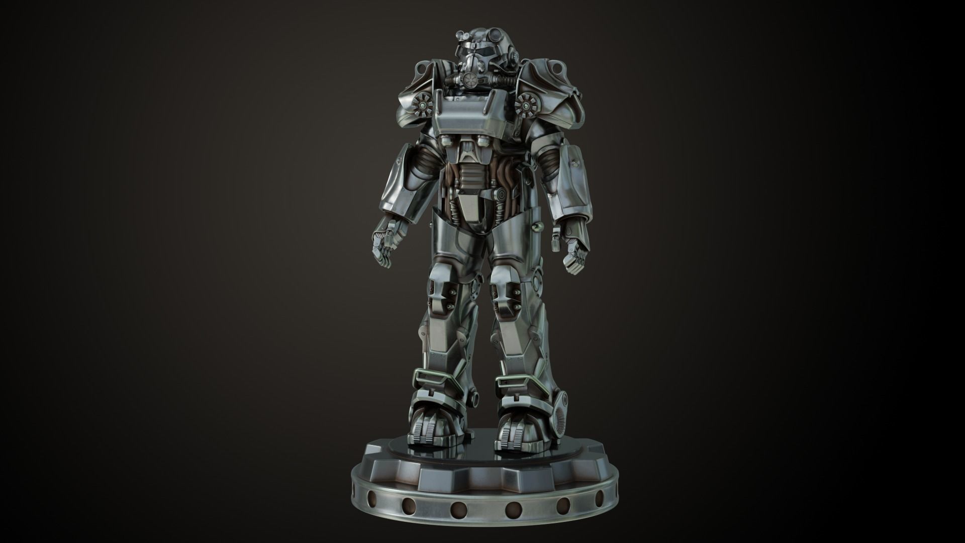 Fallout T60 Power Armour 3D print model_2