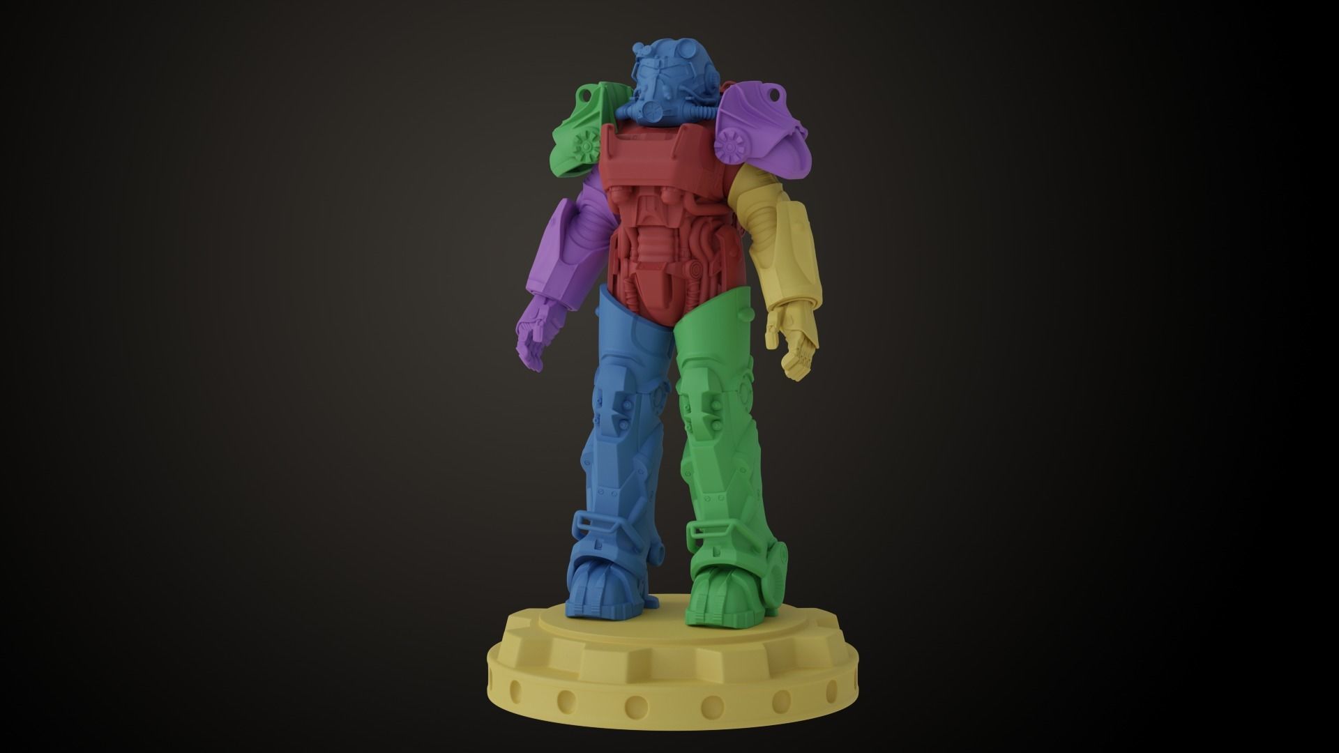 Fallout T60 Power Armour 3D print model_16