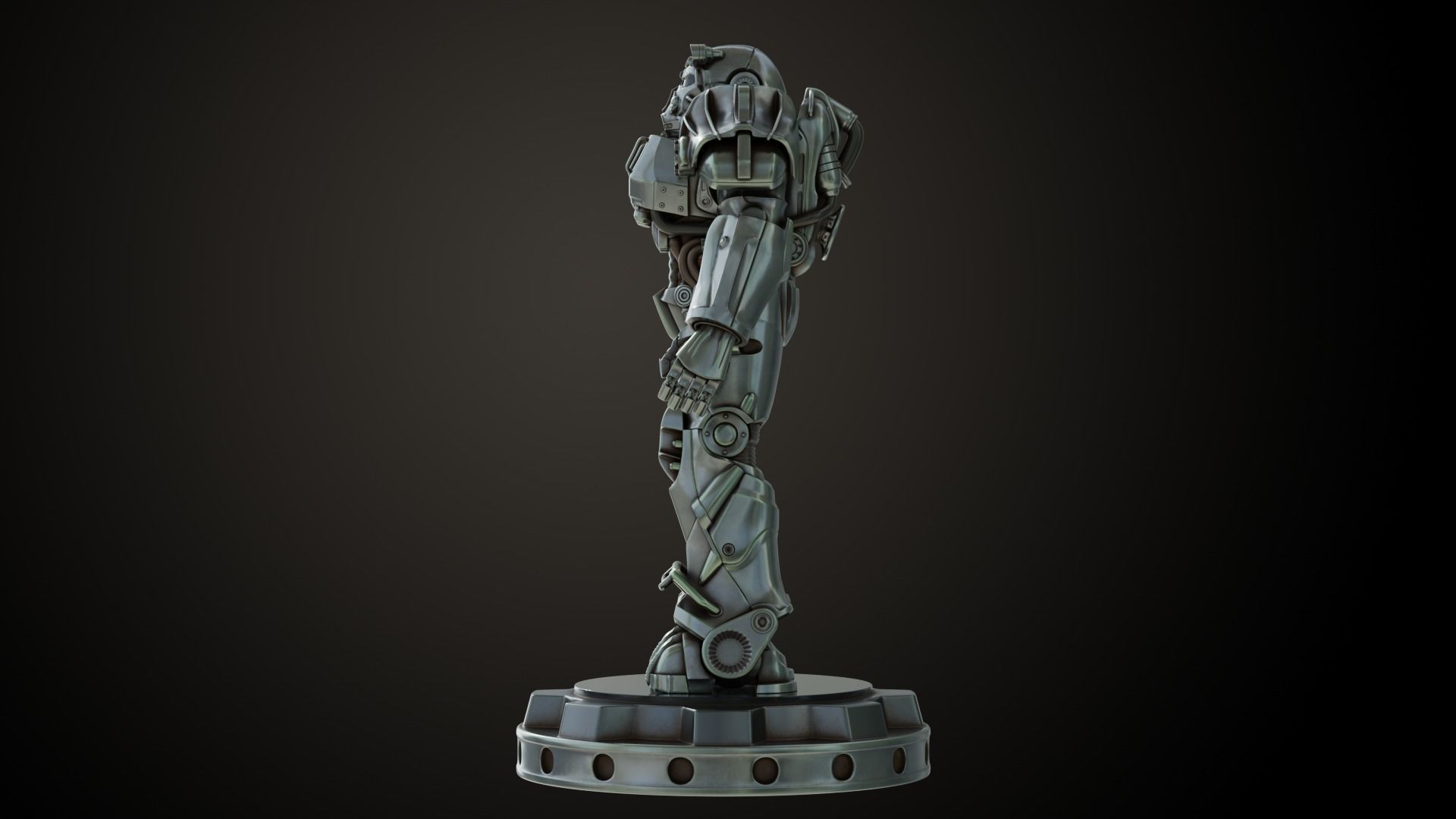 Fallout T60 Power Armour 3D print model_6