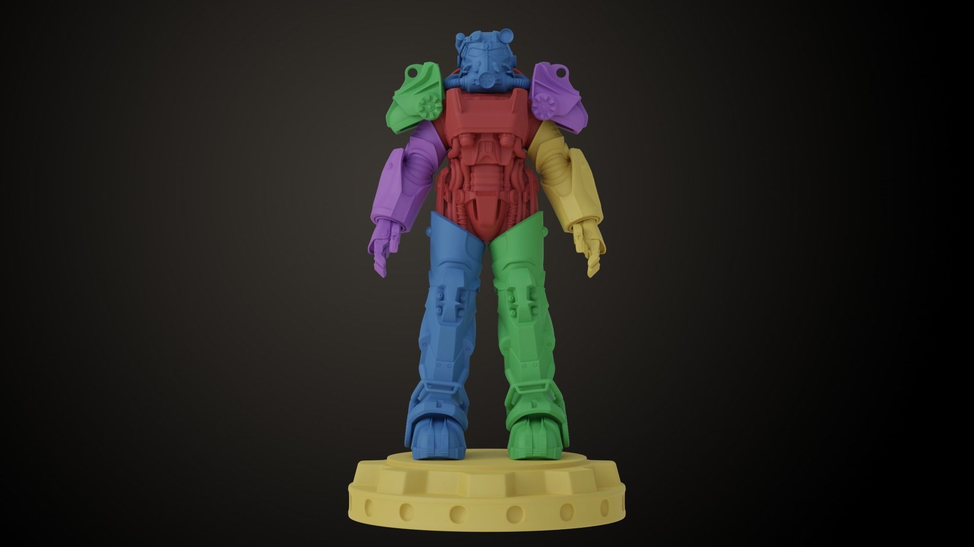 Fallout T60 Power Armour 3D print model_19