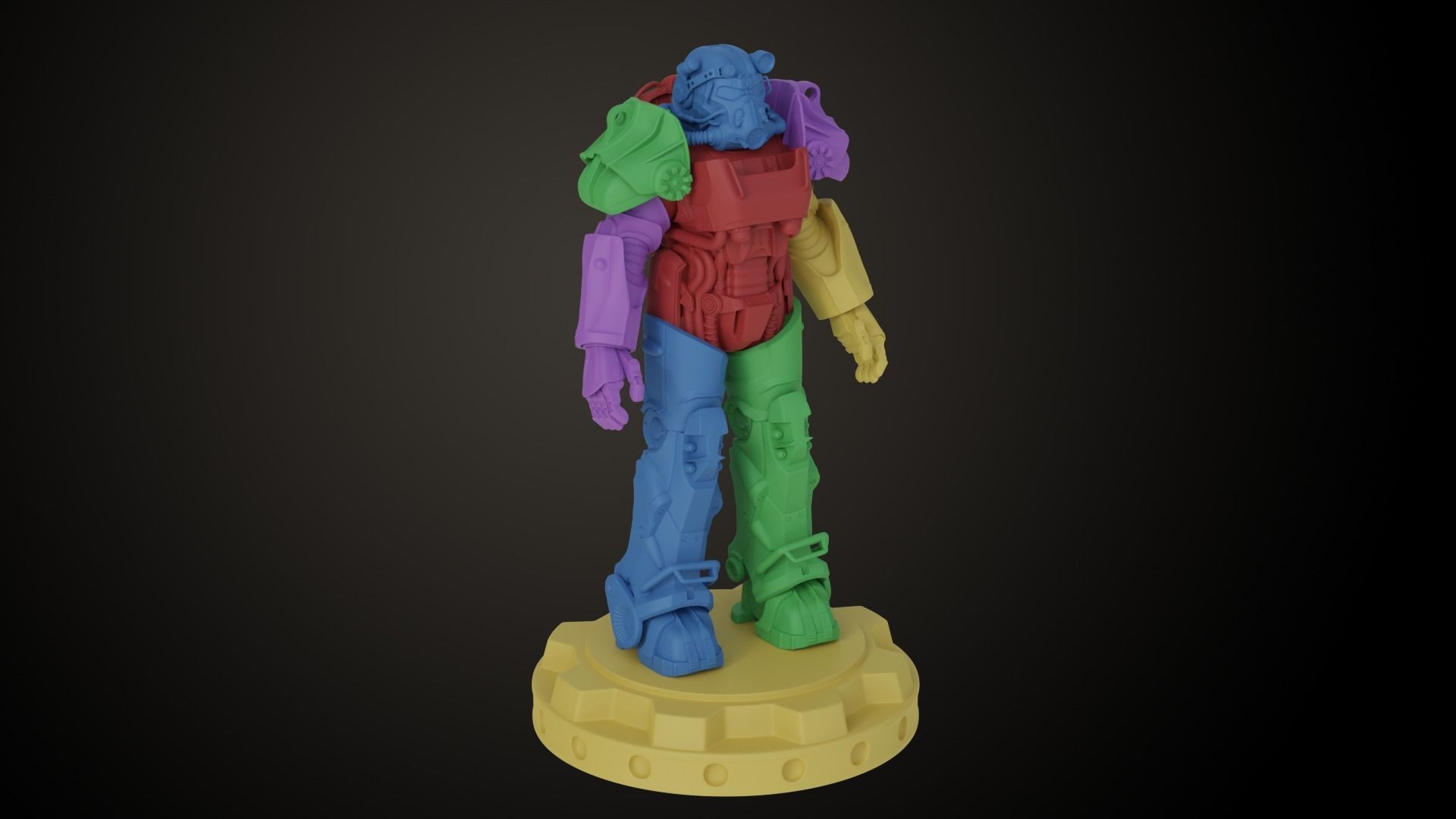Fallout T60 Power Armour 3D print model_17