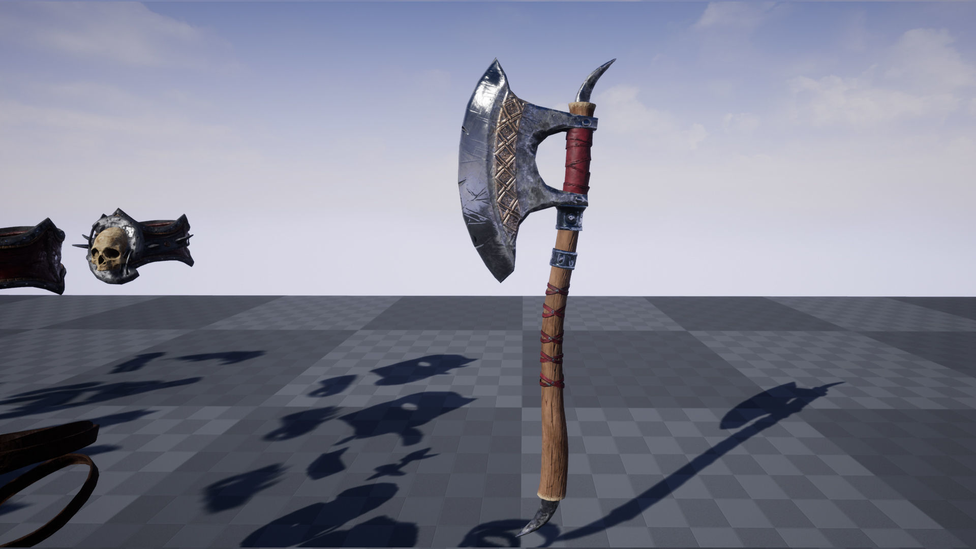 Minotaur Warrior Low-poly 3D model_17