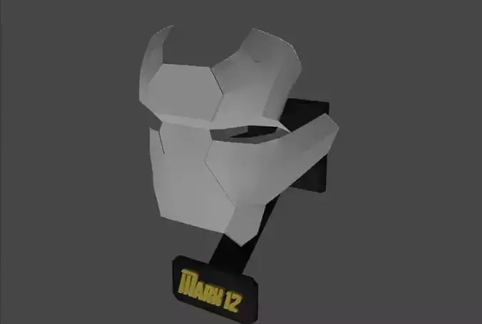 Ironman MK 12 - Wall of Faceplates 3D print model