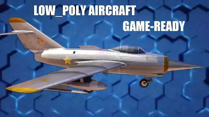 LOW POLY AIRCRAFT GAME ready