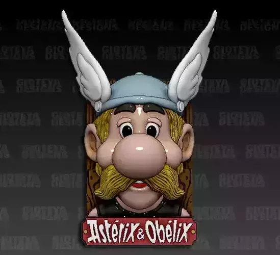 Asterix and Obelix - Asterix 3D model