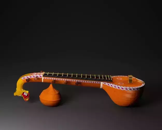 Veena Music Instrument 3D model