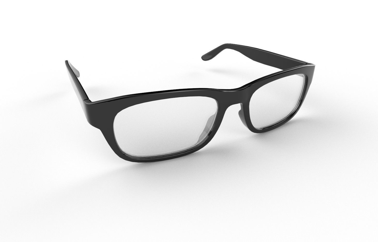 Eyeglasses M01 Low-poly 3D model_2