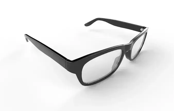 Eyeglasses M01 Low-poly 3D model