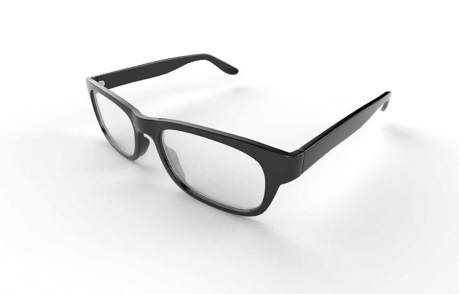 Eyeglasses M01 Low-poly 3D model_3