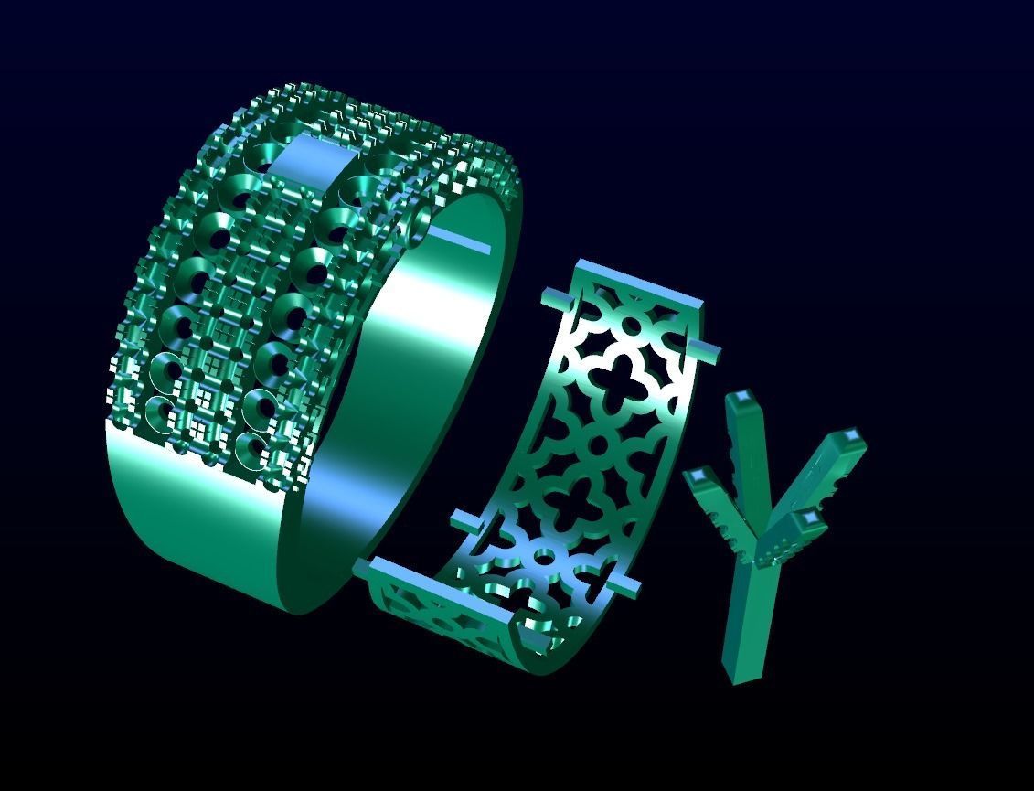 Engagement Ring 56 3D print model_4