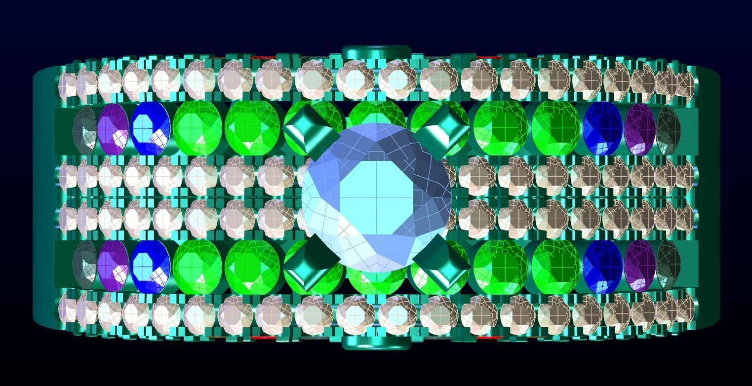 Engagement Ring 56 3D print model_8