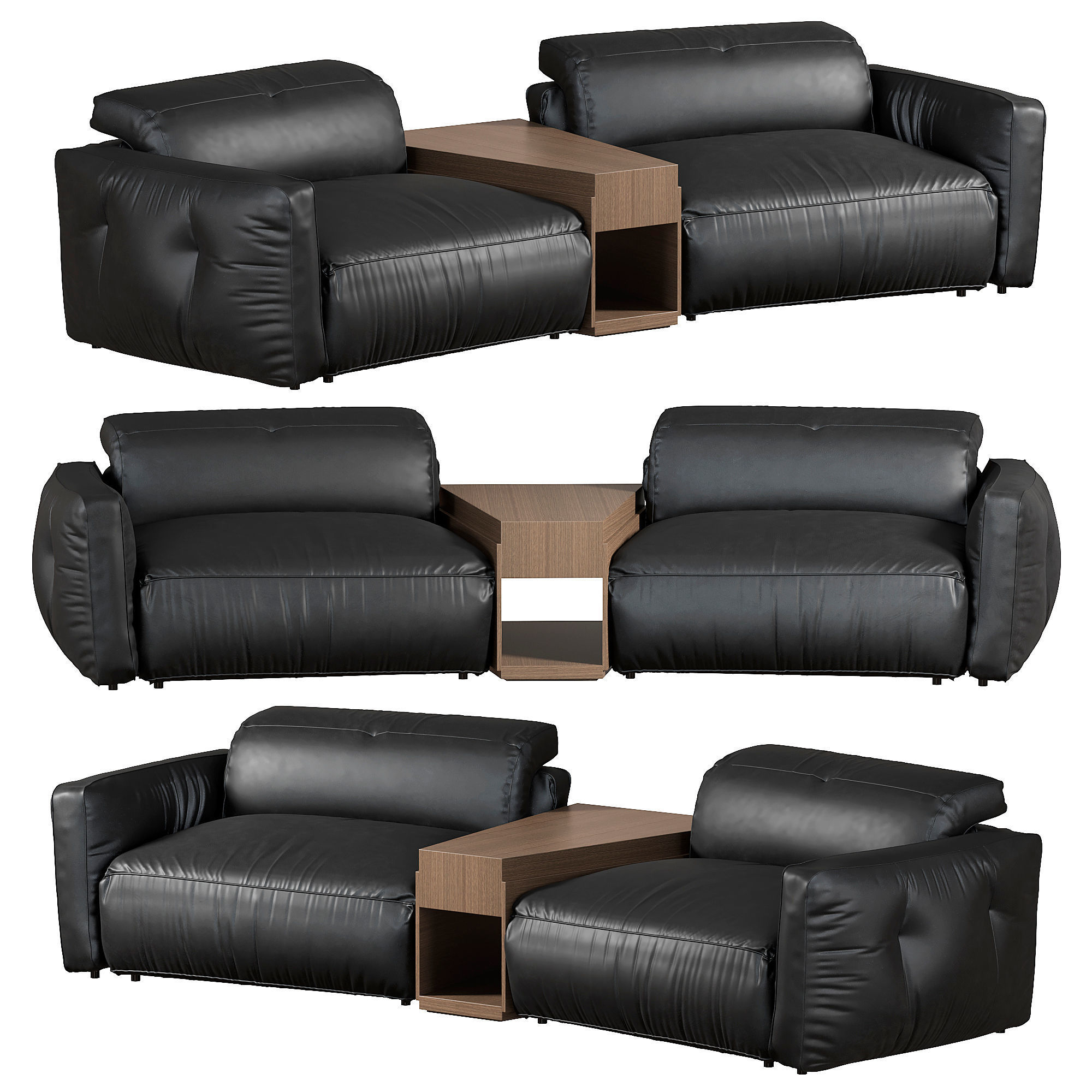 Colossio Sofa By Natuzzi 3D model_1