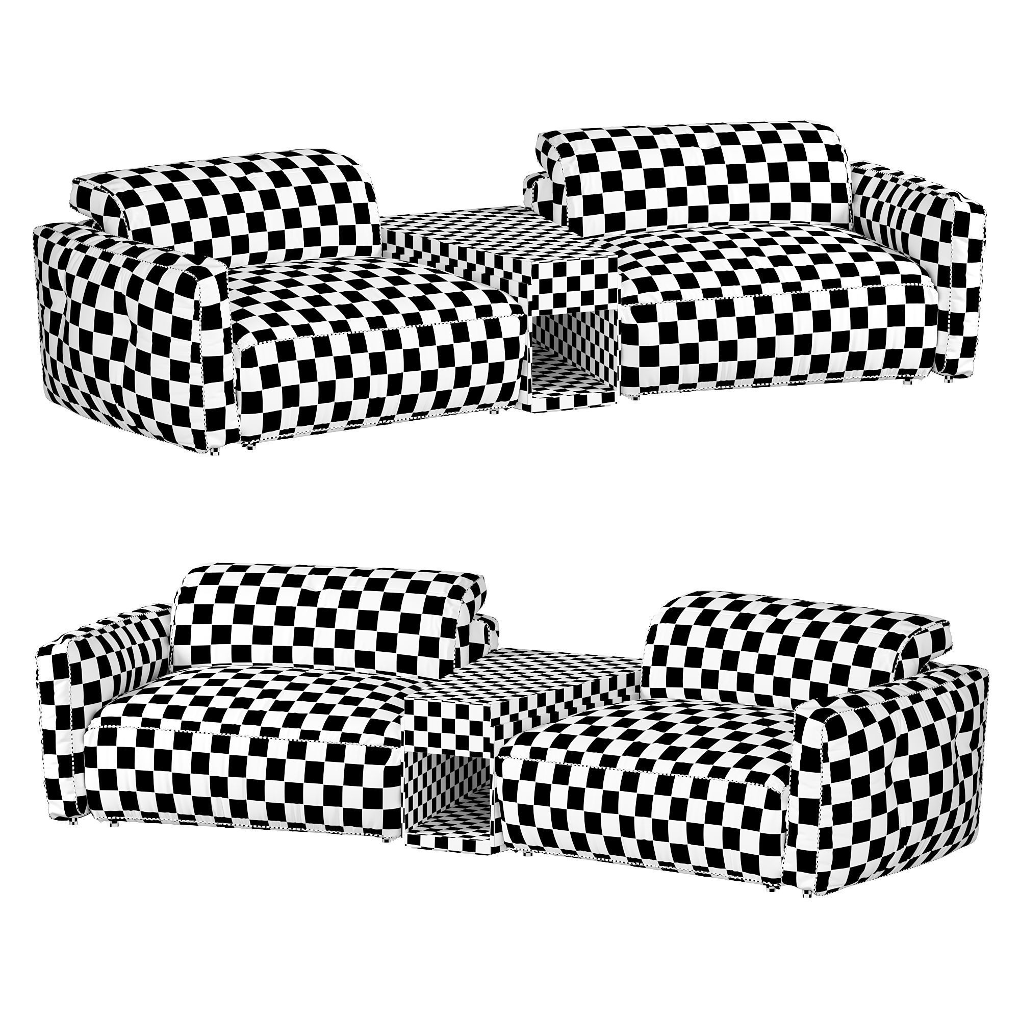 Colossio Sofa By Natuzzi 3D model_6