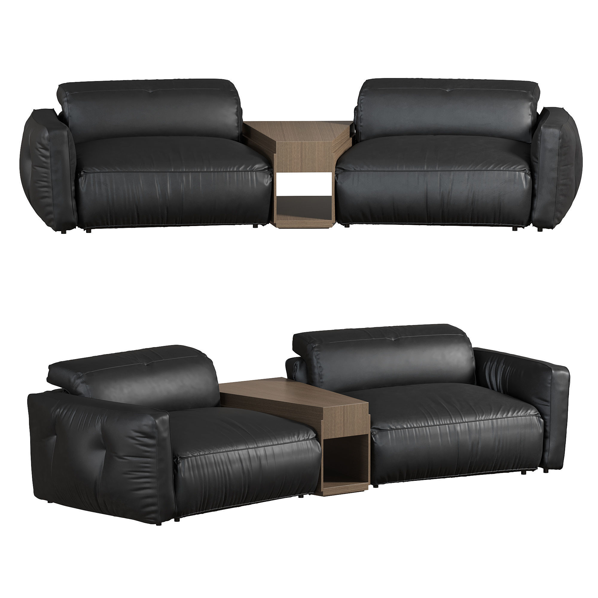 Colossio Sofa By Natuzzi 3D model_2