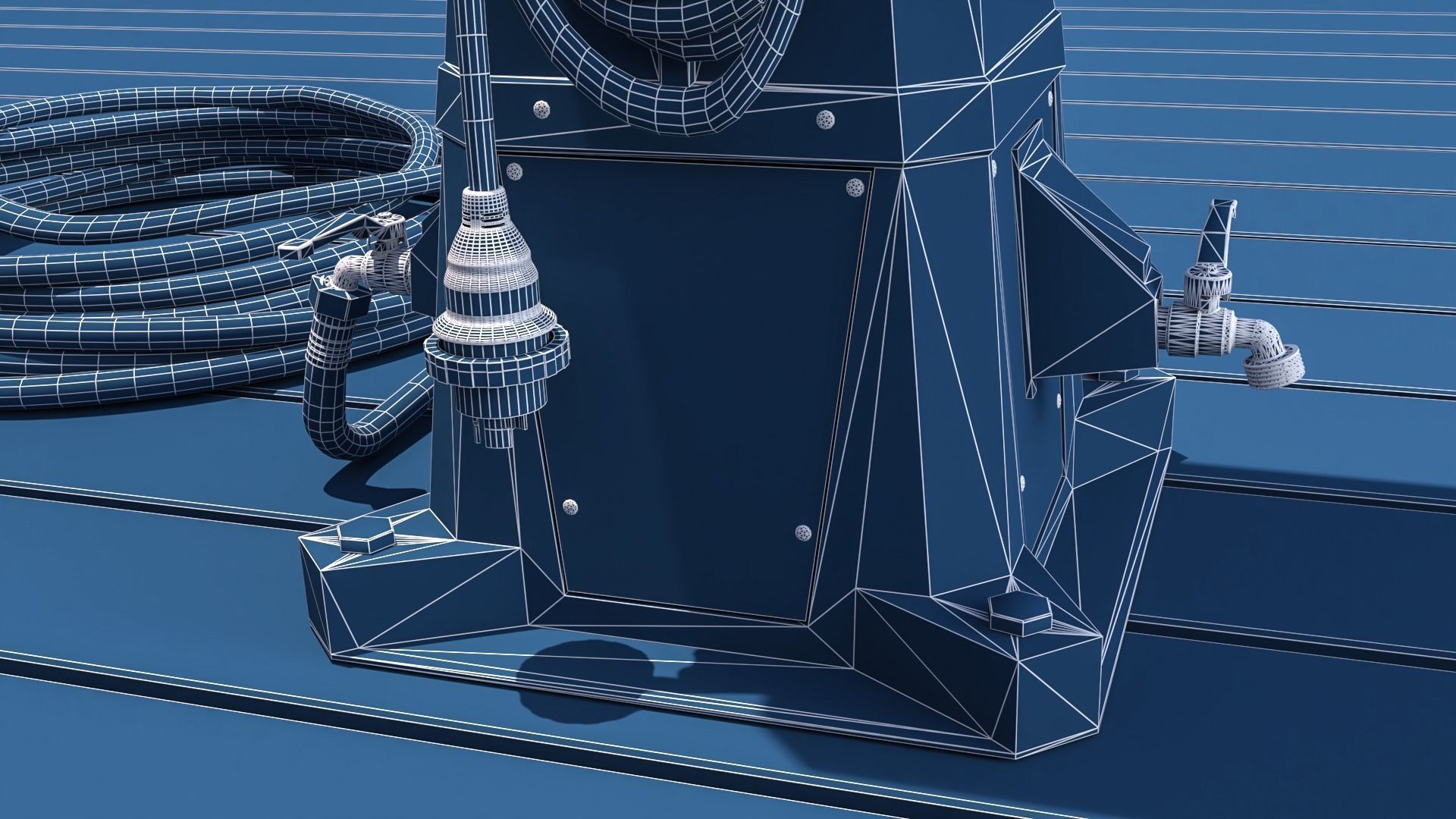 Floating Pier - Dock Deluxe 3D model_12