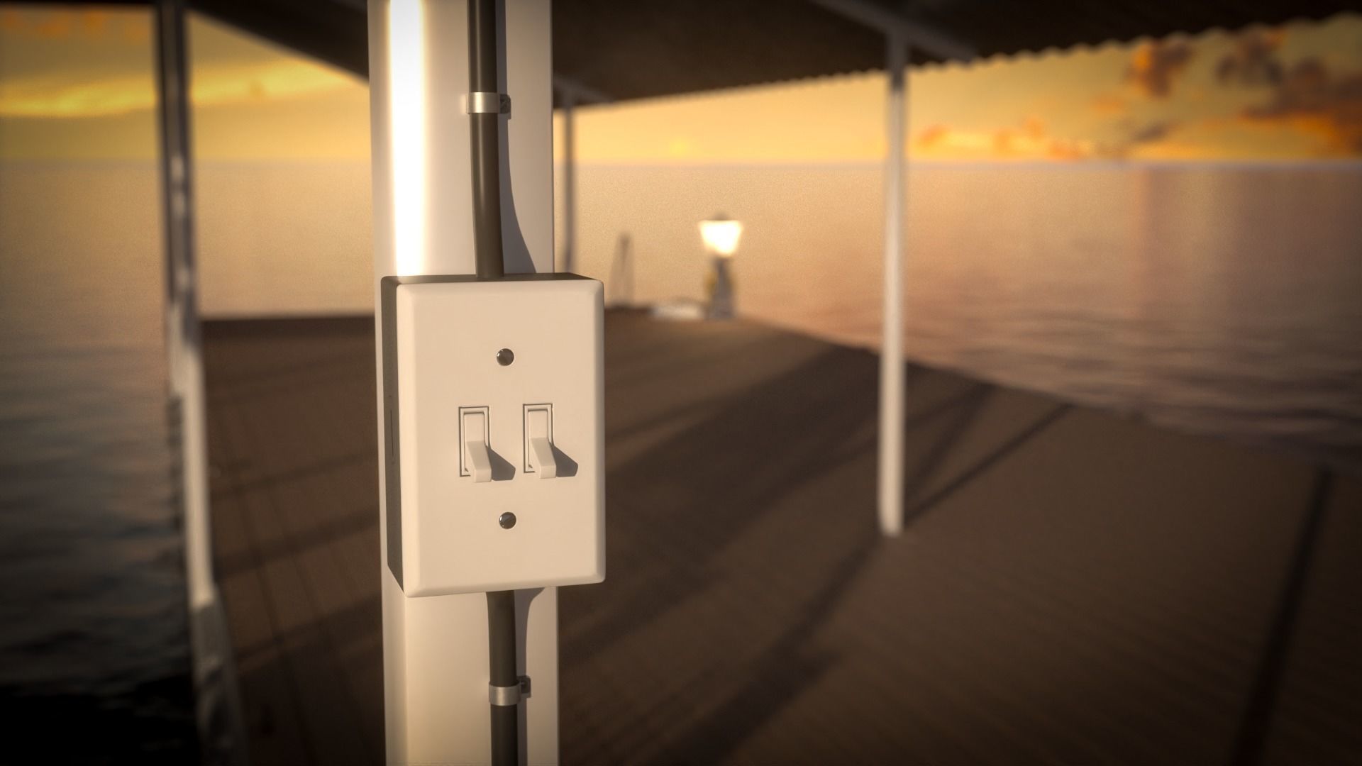 Floating Pier - Dock Deluxe 3D model_31