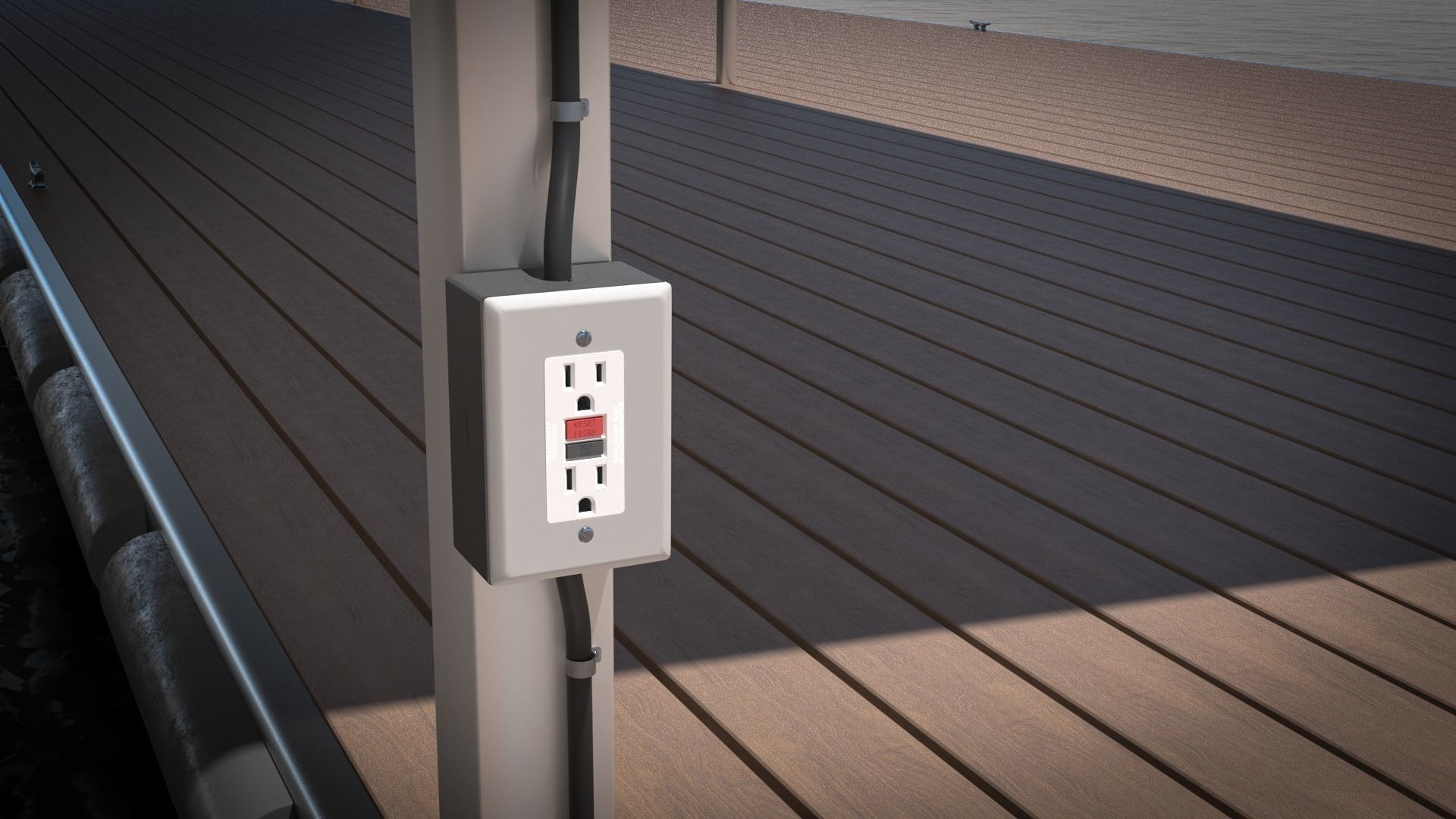 Floating Pier - Dock Deluxe 3D model_32