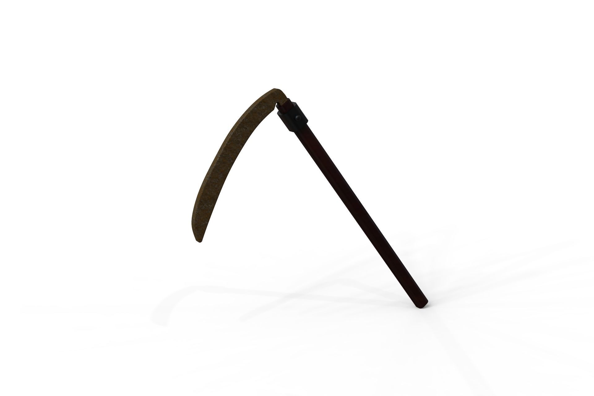 PrintablesSTL Sickle Scythe Old Farm Tool saw and machete Free 3D print model_18