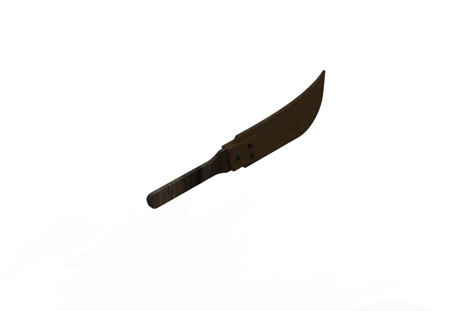 PrintablesSTL Sickle Scythe Old Farm Tool saw and machete Free 3D print model_15
