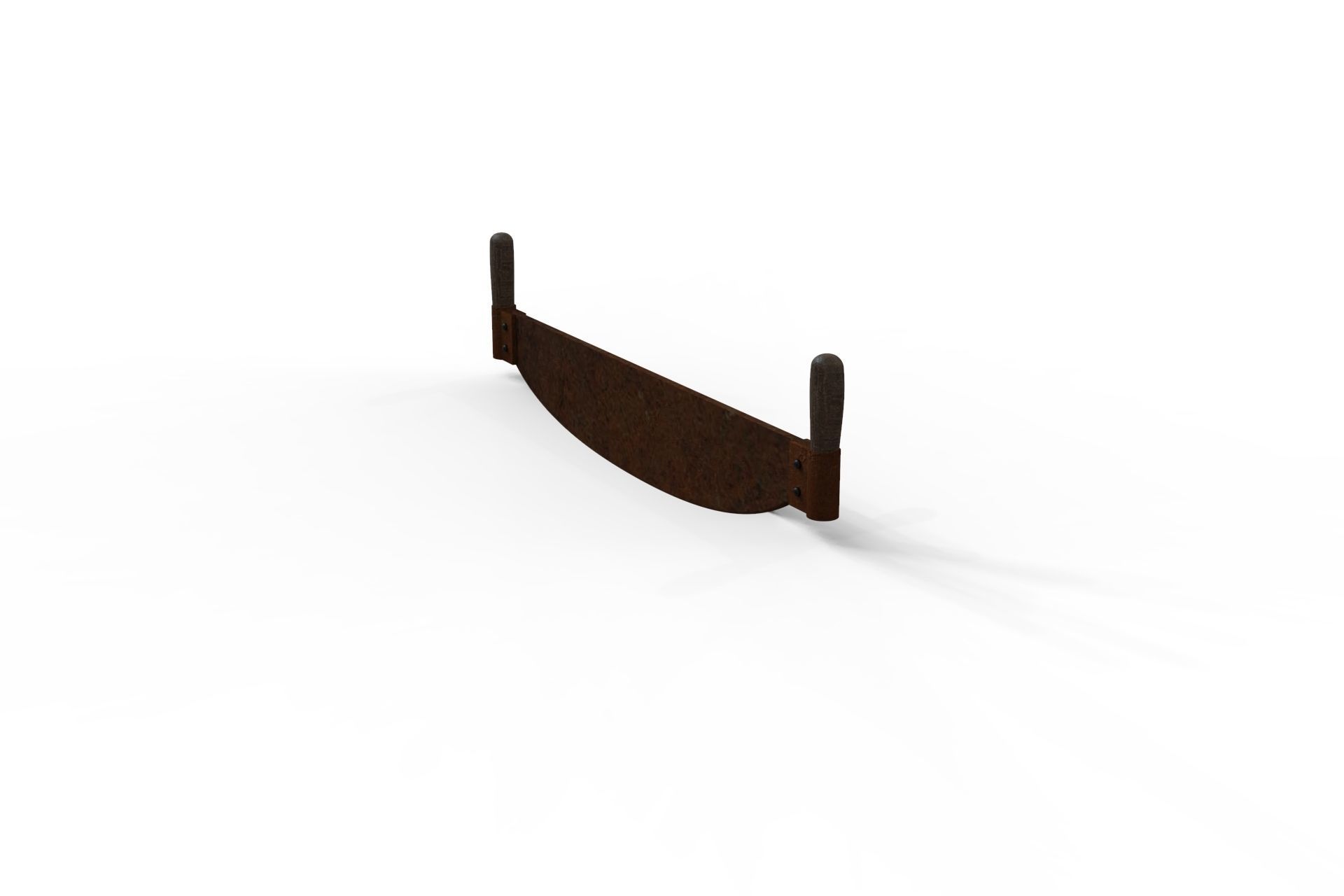 PrintablesSTL Sickle Scythe Old Farm Tool saw and machete Free 3D print model_10