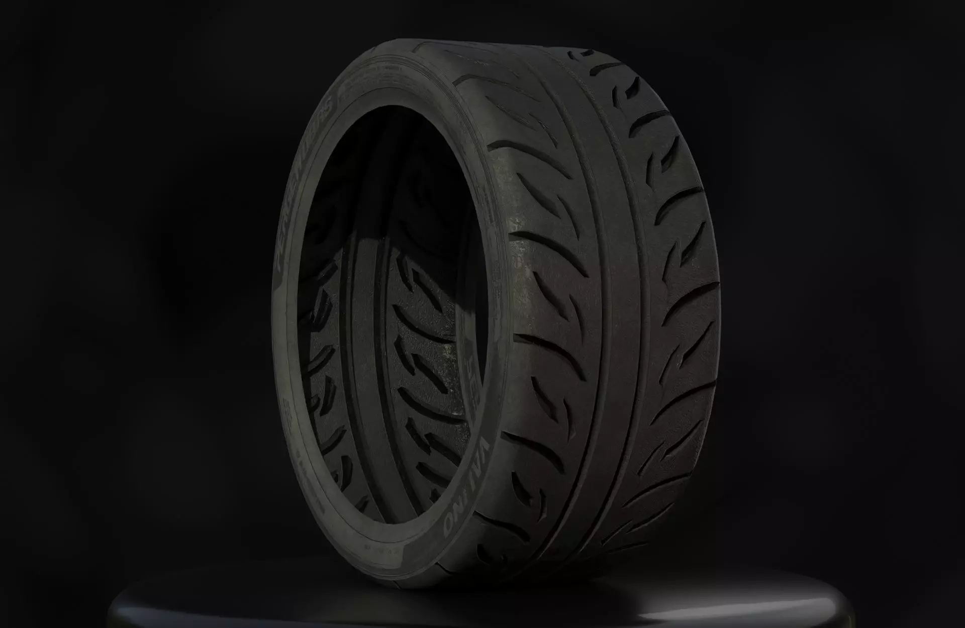 Valino Pergea 08RS - 3D Tires - Game Ready - Textured Low-poly 3D model_0