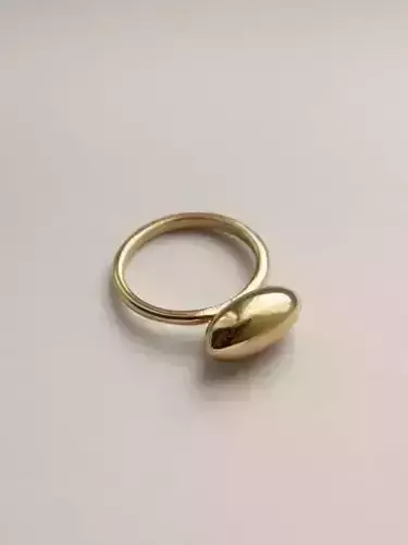Simple dome ring